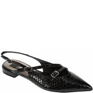 NEW DOLCE VITA women's pamla strappy pointed toe buckle ballet flats in midnight